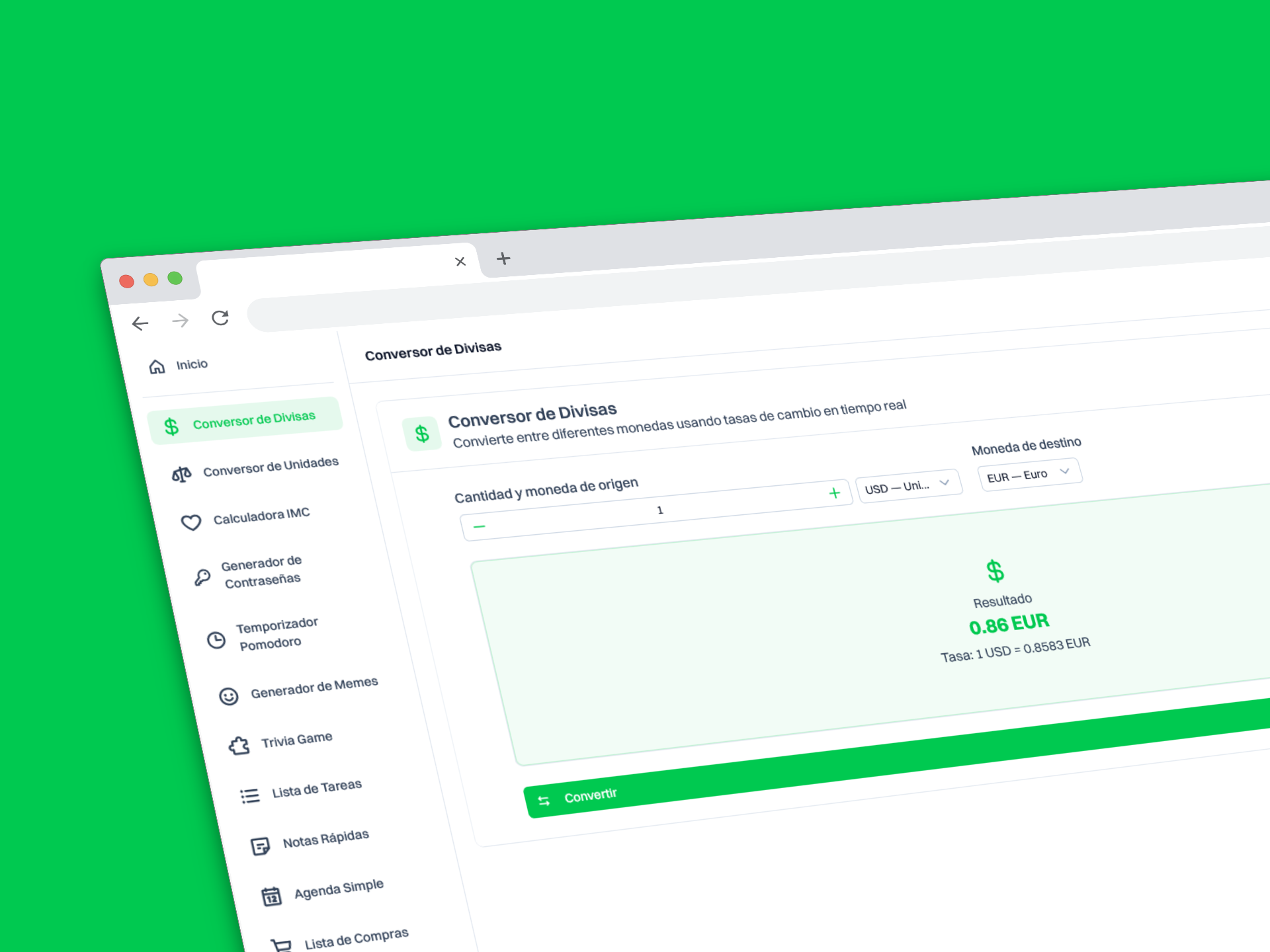 Convertidor de divisas