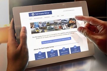 Web design for the Rail Supply Group