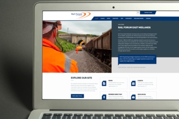 Website rebuild for Rail Forum East Midlands