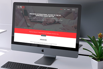 Web design for a financial services company